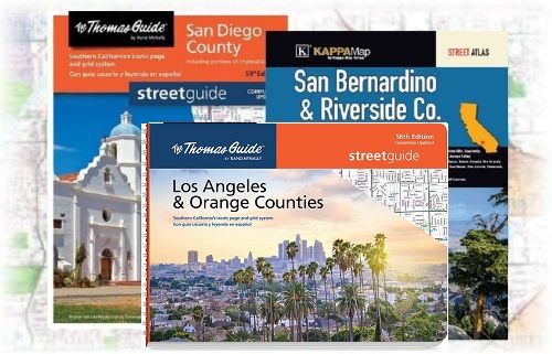 Thomas Guide Map Books Thomas Guide Socal Thomas Bros Maps Thomas Guides Kmg Street Atlases Discounted 866 896 Maps