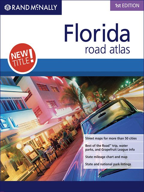 florida road atlas rand mcnally 1st edition limited availability florida mileage charts