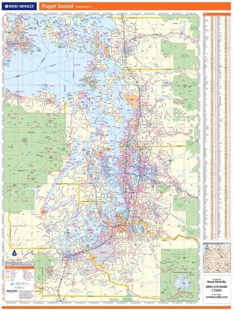 Rand McNally Regional Wall Map